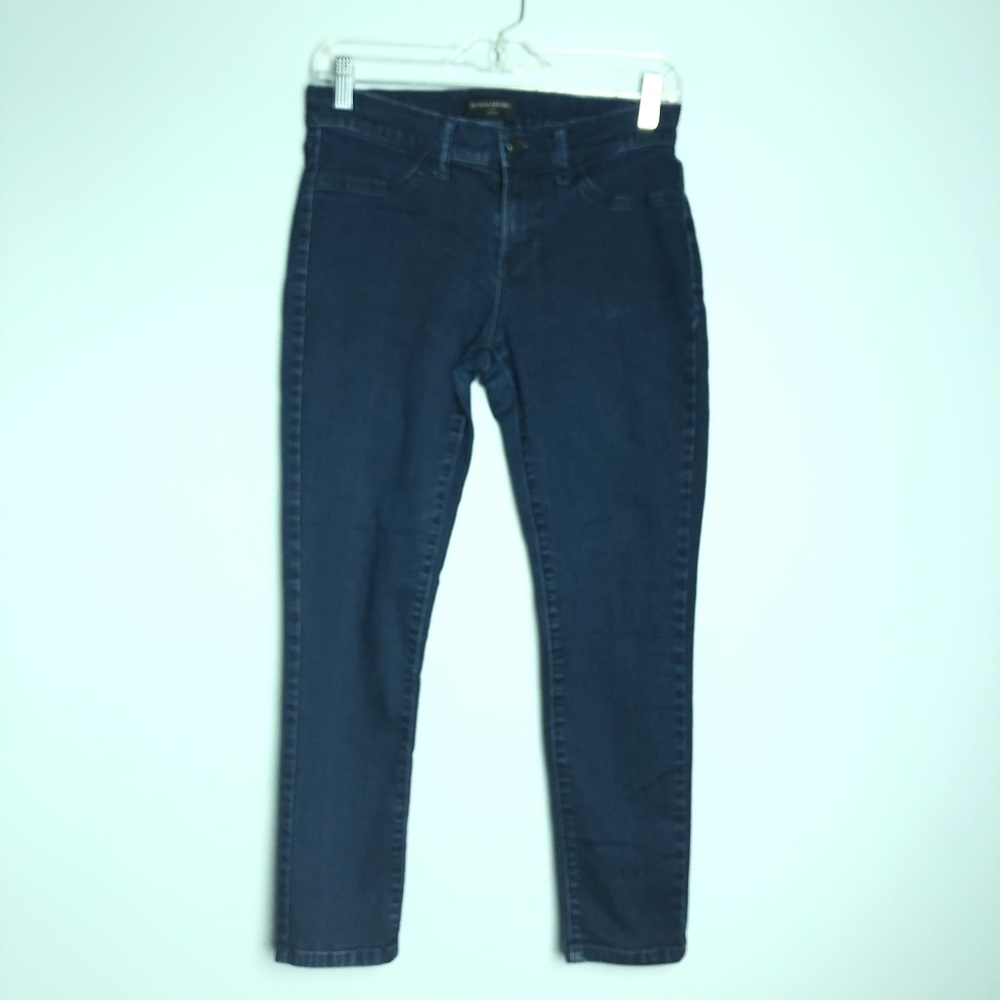 Banana Republic used dark denim stretch leggings!